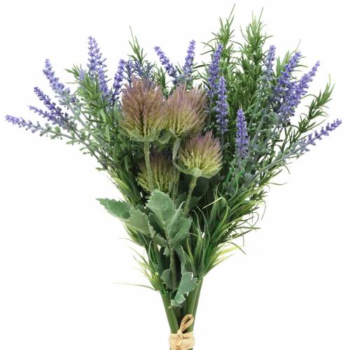 Kräuterbund Lavendel, Rosmarin, Distel 40cm