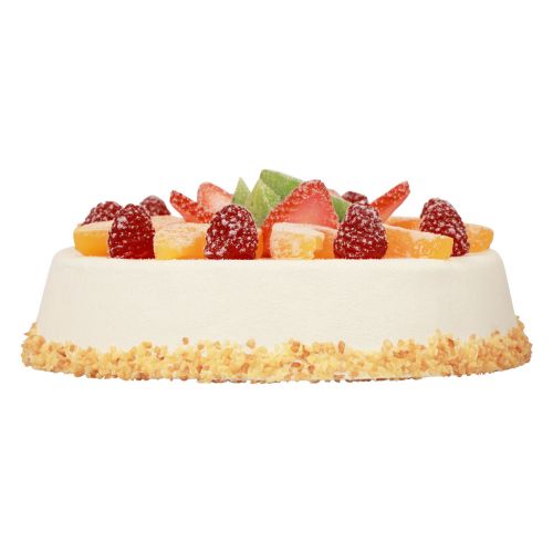 Floristik24 Lebensmittelattrappe, künstliche Torte mit Früchten Ø23cm H8,5cm