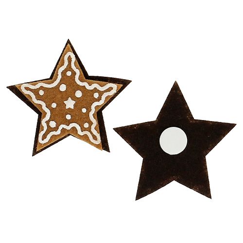 Lebkuchen Sterne 4,5cm zum Kleben 12 St