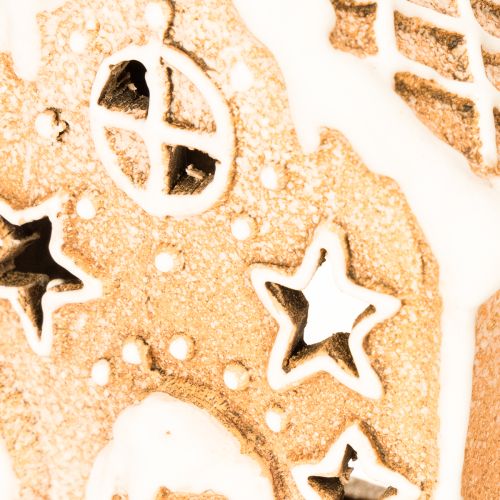 Lebkuchenhaus Teelichthalter zum Stellen und Dekorieren 13cm | Floristik24.de