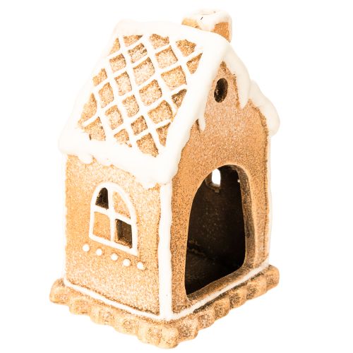 Lebkuchenhaus Teelichthalter zum Stellen und Dekorieren 13cm | Floristik24.de