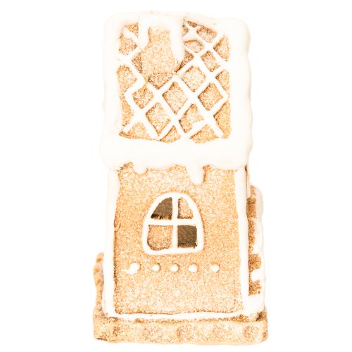 Lebkuchenhaus Teelichthalter zum Stellen und Dekorieren 13cm | Floristik24.de