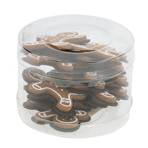 Floristik24 Lebkuchenmännchen aus Filz zum Kleben 4cm 12 St