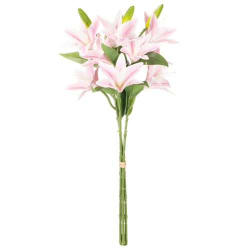Kunstblume Lilie Stielblume Dekoration 68cm 3St | Floristik24.de