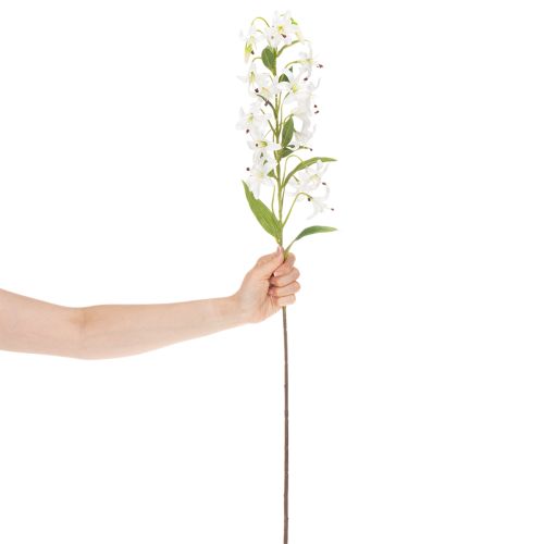 Artikel Künstliche Lilie weiß langer Blütenzweig dekorativ 80cm