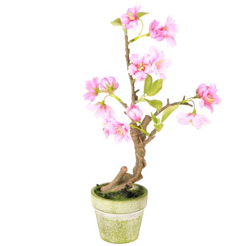 Floristik24 Mandelbäumchen im Topf Künstlich mit rosa Blüten H28cm