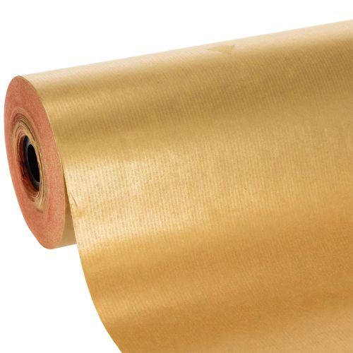 Manschettenpapier Rolle Gold Rot 25cm 100m Floristikbedarf