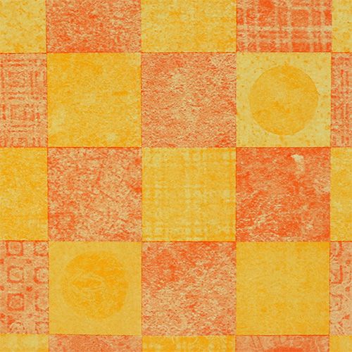 Floristik24 Manschettenpapier Gelb-Orange 25cm 100m