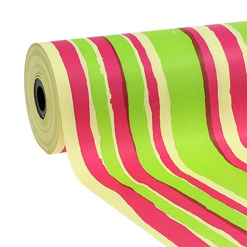 Manschettenpapier 25cm Streifen Muster 100m