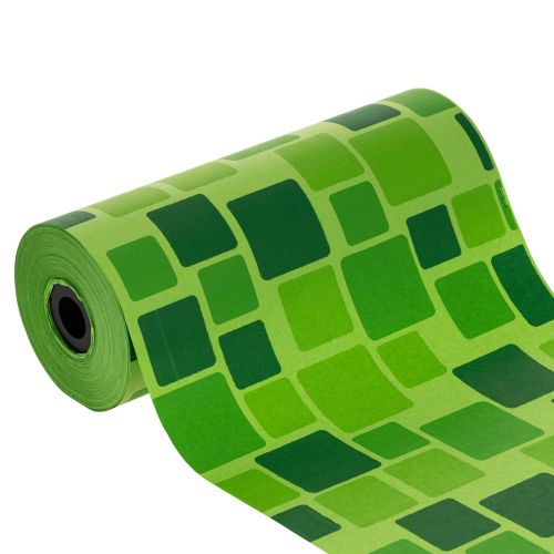 Manschettenpapier für Blumensträuße im Mosaikdesign 25cm 100m
