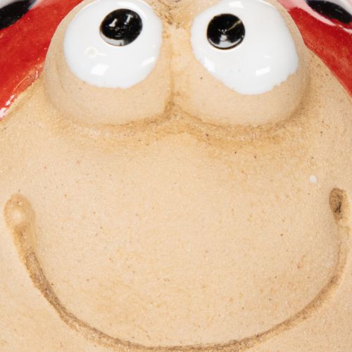 Artikel Marienkäfer Deko Keramik Figur für fröhliche Gartendekoration und Fensterbänke 7cm 3St