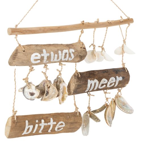 Artikel Holzdeko maritimes Flair Wanddeko Naturmaterialien für Sommerdeko Strandhaus 50cm