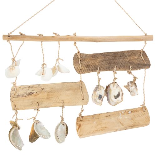 Artikel Holzdeko maritimes Flair Wanddeko Naturmaterialien für Sommerdeko Strandhaus 50cm