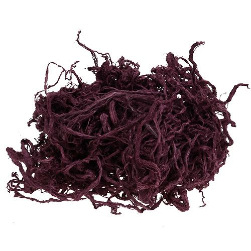 Maulbeerbaumwatte in Aubergine, Natur-Dekorationsmaterial, Flexibel & Vielseitig, 150g
