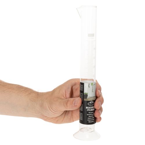 Messzylinder mit Sockel M mit Skala 100ml und Ausguss 25cm | Floristik24.de