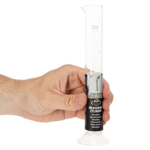 Messzylinder mit Sockel S 50 Milliliter 20cm | Floristik24.de