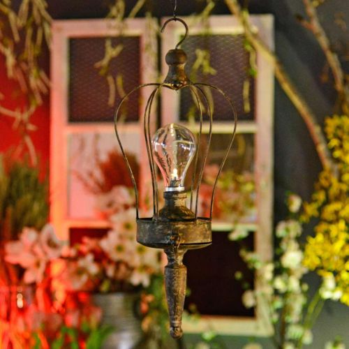 Rattan LED Laterne Garten Windlicht Lampe Deko Leuchte Kerze warmweisse Leuchte 