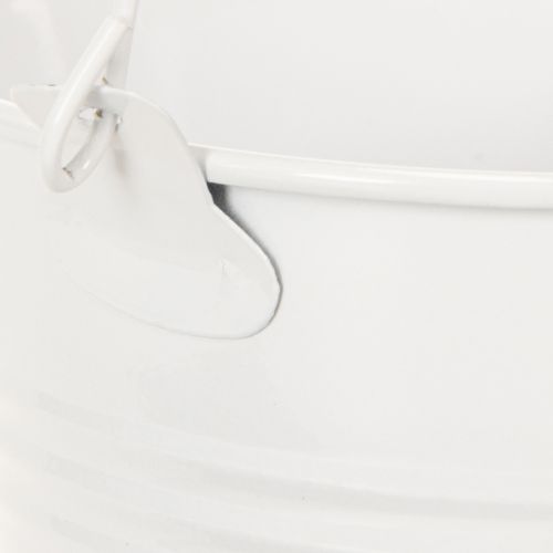 Artikel Metalleimer Weiß Ø12cm H10cm 8 St