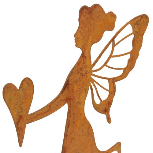 Floristik24 Deko-Figur Elfe Edelrost H24cm