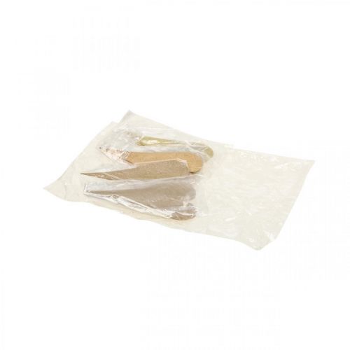 Artikel Hängedeko Fenster Metallherzen, Deko Herzen zum Aufhängen Beige/Gelb/Orange H15cm 6 St