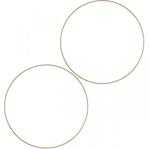 Artikel Metallring Dekoring Scandi Ring Deko Loop Gold Ø 25,5cm 6 St