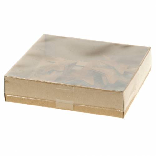 Floristik24 Stern Edelrost Metall 5cm 24 St