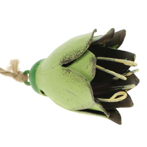 Floristik24 Dekohänger Metallblüten Tulpe 6cm 3St