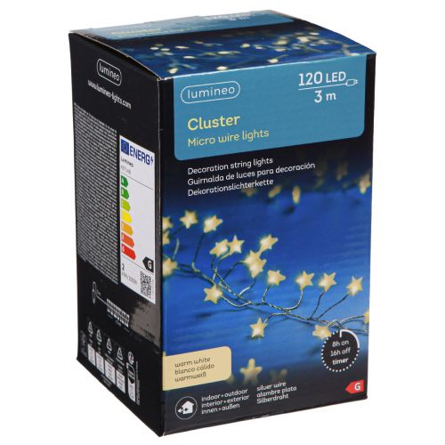 Artikel Micro Cluster LED Lichterkette Sterne 120 LED 300cm