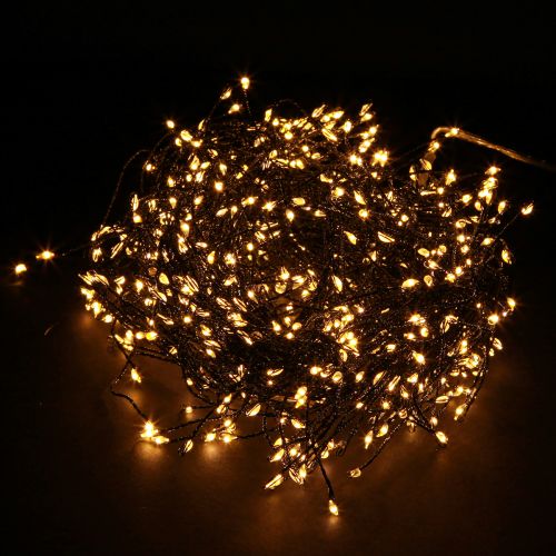 Floristik24 Micro LED Cluster Lichterkette Innen Außen 480 LED 300cm
