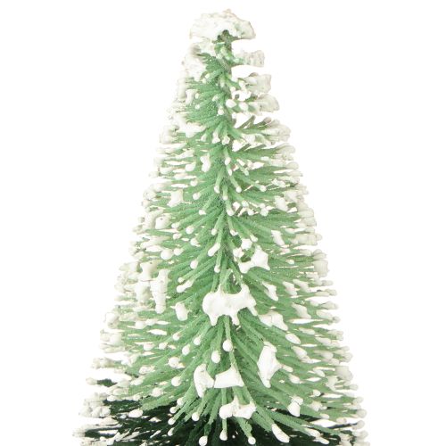 Artikel Mini Tannenbaum künstlich mit Schnee Ø5cm H10cm 6 St