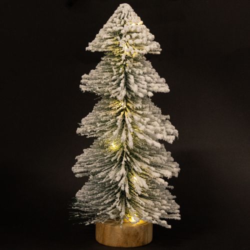 Artikel Mini Weihnachtsbaum beleuchtet LED Tanne mit Schnee 28cm