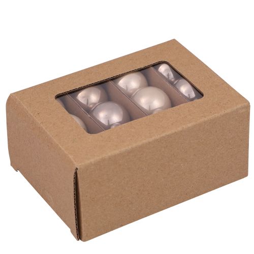 Artikel Mini Weihnachtskugeln Glas Baumkugeln Kaschmir Ø3cm 22 St