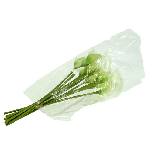 Floristik24 Mini Calla künstlich weiß L 28cm 12 St