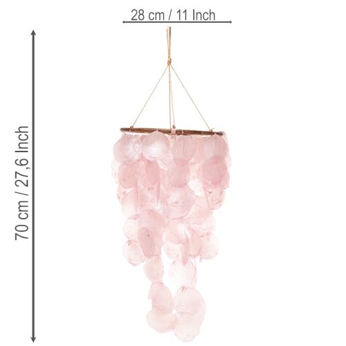 Artikel Windspiel Deko Hängedeko für Wohnzimmer und Garten 70 cm