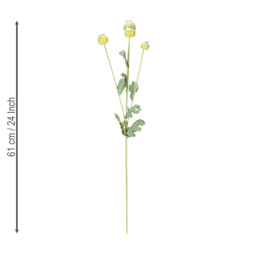 Artikel Mohnblumen künstliche Dekoration Bund realistische Blüten für Wohnaccessoires 61cm 3St