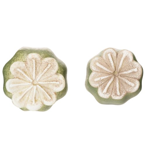 Artikel Mohnkapsel Gartenstecker Dekorationen für charmante Gartenarrangements 60cm 2St