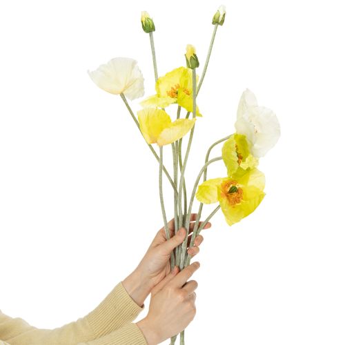 Artikel Künstliche Mohnblumen Deko für Wohnräume und Büro 95cm