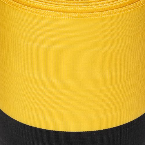 Moiré Kranzband 150mm Gelb-Schwarz - Trauerband, Schärpe, Deko, Vereinsband - 25m Rolle | Floristik24.de