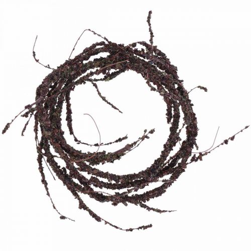 Floristik24 Moosgirlande Braun L180cm