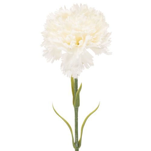 Kunstblume Nelke mit Stiel für Sträuße und Kränze 56cm 8St