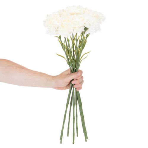 Kunstblume Nelke mit Stiel für Sträuße und Kränze 56cm 8St | Floristik24.de
