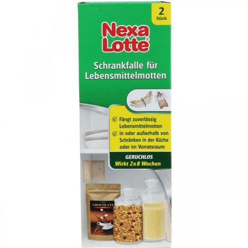 Nexa Lotte Schrankfalle Lebensmittelmotten Klebefalle 2St