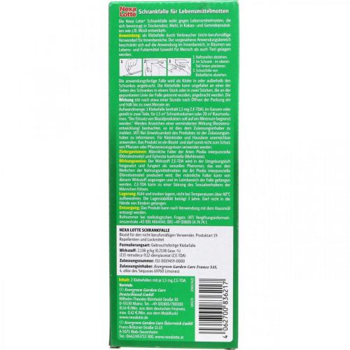 Floristik24 Nexa Lotte Schrankfalle Lebensmittelmotten Klebefalle 2St