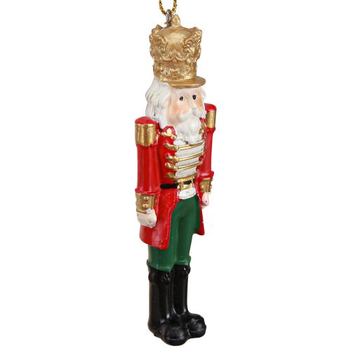 Artikel Nussknacker Anhänger Weihnachtsschmuck 4er-Set, Rot Grün Gold, 10cm