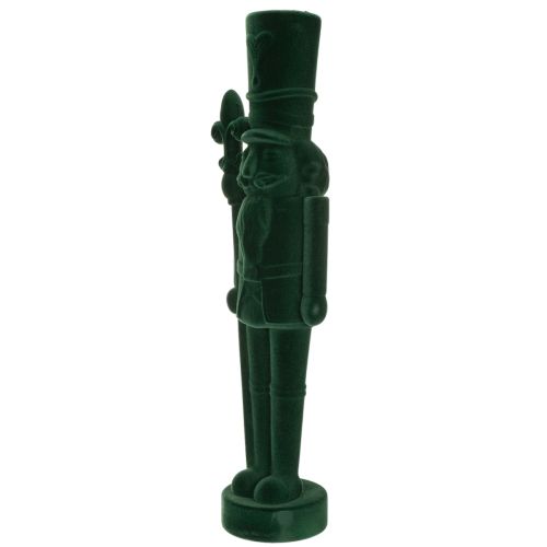 Nussknacker Figur stehend Weihnachtsdeko beflockt 77cm | Floristik24.de