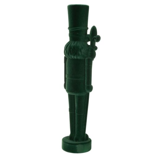 Nussknacker Figur stehend Weihnachtsdeko beflockt 77cm | Floristik24.de
