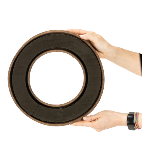 Runder Steckschaum Ring OASIS® Renewal® Floral Foam Biolit® 31cm 2St | Floristik24.de
