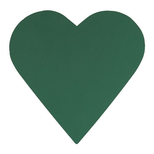 Artikel Steckschaum Herz Steckmasse Grün 46cm x 45cm 2St