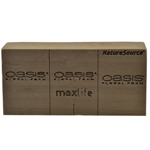 Artikel Oasis NatureSource Maxlife Steckschaum Ziegel Braun 23×11×7,5cm 1 St