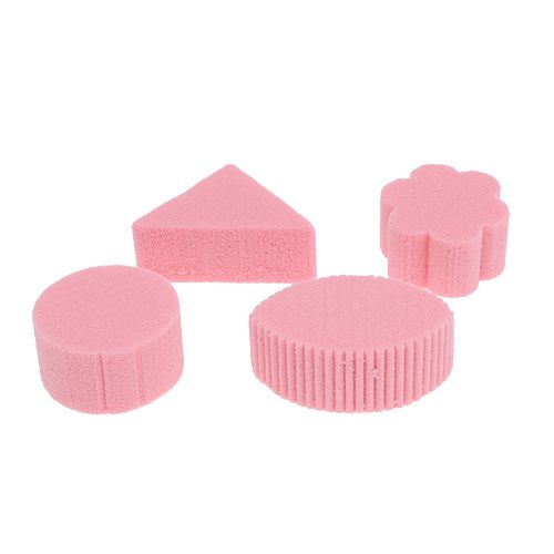 Floristik24 Steckschaum Canapes Rosa 5cm 45St